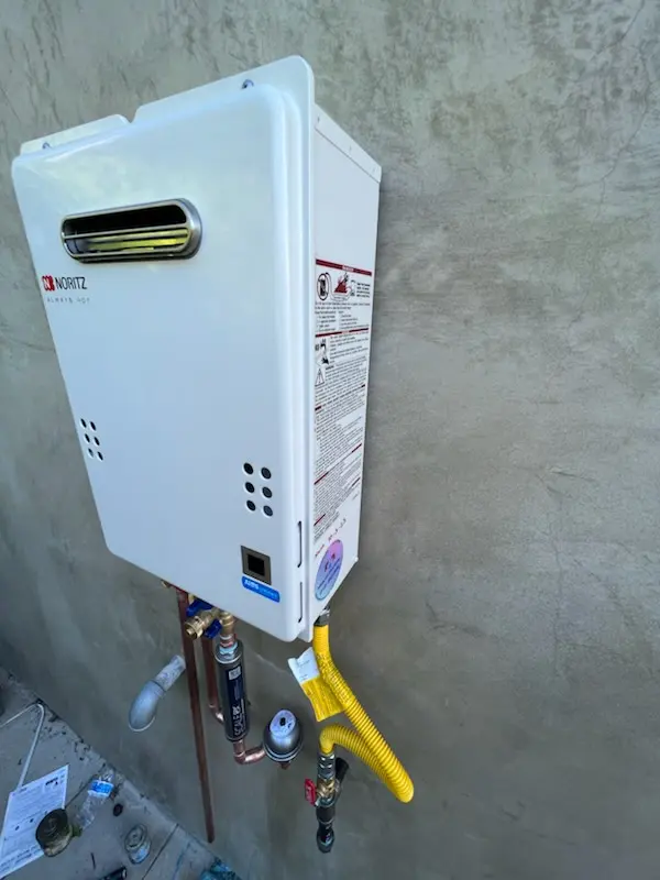Tankless water heater installation for Broad Acres homes